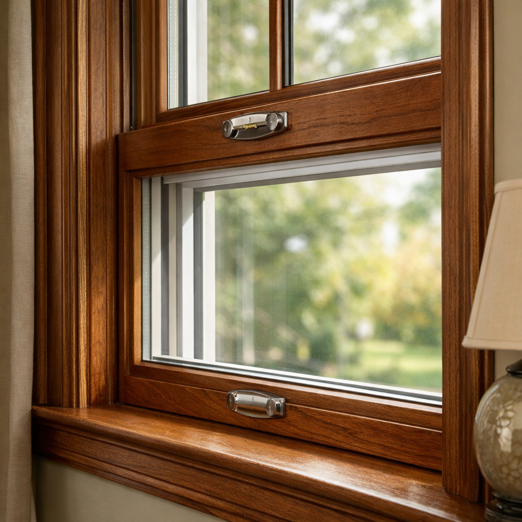 Premium custom window detail from the Signature Collection